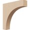 Ekena Millwork 2"W x 10"D x 10"H Thin Stockport Rough Cedar Woodgrain TimberThane Corbel, Primed Tan CORUR02X10X10STORCPR - alternate 1